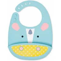Силиконовый нагрудник Fold & Go Skip Hop Zoo Единорог foto