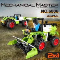 Set de construcție 2 în 1 iM Master Mechanical Master - „Mașină de recoltat - Tractor”, 335 piese