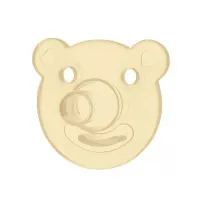 Силиконовая ортодонтическая пустышка BabyJem Yellow (0-3 мес.) foto