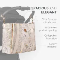 Сумка для мам KikkaBoo Florence Secret Garden Beige