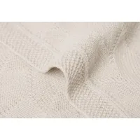 Плед Jollein Shell Knit Nougat GOTS, 100x150 см