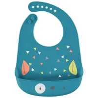 Нагрудник из силикона с карманом Premaman Little Monster