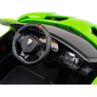 Mașinuța electrică LAMBORGHINI VENENO, 12V7Ah, motor 12V390x4 (25W*4), roti EVA