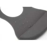 Силиконовый нагрудник BabyJem Grey