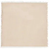 Paturica din muselina Jollein Fringe Stripe Biscuit GOTS, 120x120 cm