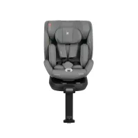 Scaun auto rotativ cu isofix KikkaBoo i-Twist Dark Grey, 40-150 cm
