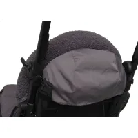 Husa de iarna pentru carucior Jollein Puffed Grey