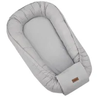Бабинест FEEDO Light Grey Binding, 90x60 см foto