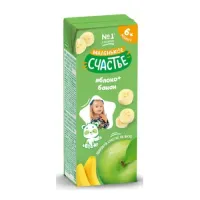 "Маленькое счастье" nectar de mere-banane 200 ml. (6 m+)