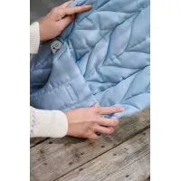 Balansoar BabyBjorn Bliss Woven Petal Quilt Blue foto