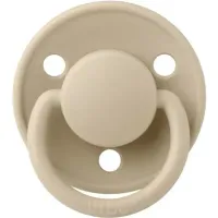 Пустышка силиконовая BIBS De Lux Vanilla круглая (0-36 мес.) foto