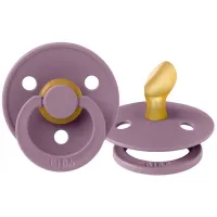 Пустышка анатомическая латексная BIBS Mauve (0-6 мес.)