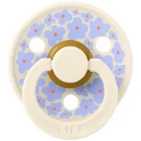 Пустышка круглая латексная BIBS Studio Colour Jasmine Field - Ivory (6-18 мес.) foto