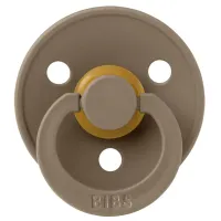 Suzeta rotunda din latex BIBS Dark Oak (6-18 luni) foto