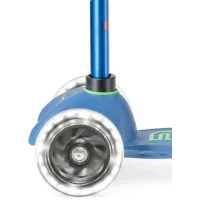Trotineta Micro Mini Deluxe LED Crystal Blue foto