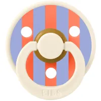 Пустышка круглая латексная BIBS Studio Colour Block - Ivory Hush (6-18 мес.) foto