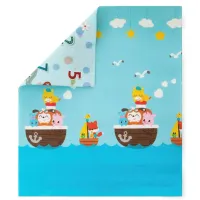 Развивающий двусторонний термо коврик Petite&Mars Joy Max Giraffe, 180x150 см. foto