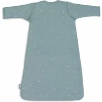 Sac de dormit cu maneci detasabile Jollein Twinkling Sea Green, 70 cm foto