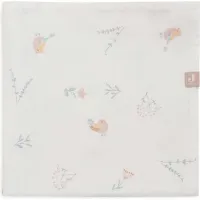 Cearsaf pentru patut Jollein Lovely Birds, 120x150cm foto