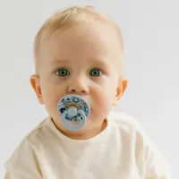 Набор из 2-х круглых латексных пустышек BIBS LIBERTY Bobo - Dusty Blue Mix (6-18 мес.) foto