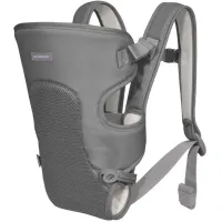Marsupiu KikkaBoo Myra Mesh Grey foto