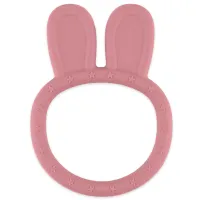 Силиконовая игрушка для прорезывания зубов Petite&Mars Bunny Dusty Rose foto