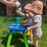 Masa de joaca pentru apa si nisip Petite&Mars Teo foto