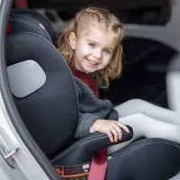 Автокресло с системой Isofix i-Size KikkaBoo i-Track Dark Grey, 100–150 см foto