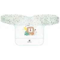 Непромокаемый нагрудник с длинными рукавами KikkaBoo Savanna Mint foto