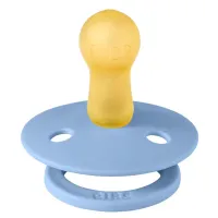 Set 2 suzete rotunde din latex BIBS Studio Colour Pin - Sky Blue Mix (0-6 luni) foto