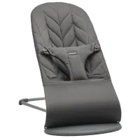 Кресло-шезлонг BabyBjorn Bliss Anthracite, хлопок foto