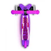 Trotineta Micro Mini Deluxe Glow LED Frosty Pink foto