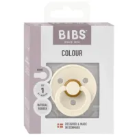 Пустышка круглая латексная BIBS Ivory (0-6 мес.) - Премиальная упаковка foto