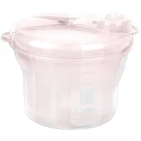 Dozator pentru lapte praf 2 in 1 KikkaBoo Roz deschis foto