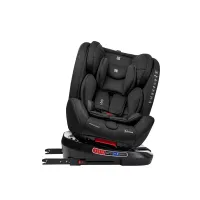 Вращающееся автокресло с изофиксом KikkaBoo i-Trip Black, 40-150 см foto