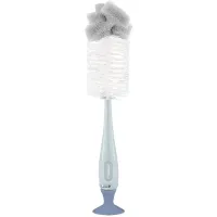 Ершик для бутылочек 2 в 1 KikkaBoo Blue foto