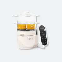 Robot multifunctional 5 in 1 Babymoov Nutribaby+ Mineral Beige foto