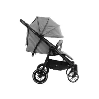 Carucior pentru gemeni KikkaBoo Happy 2 Light Grey foto