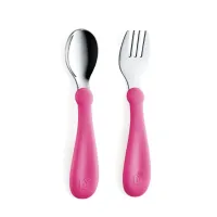 Набор столовых приборов BabyJem Pink из нержавеющей стали foto
