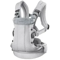 Marsupiu anatomic BabyBjorn Harmony Silver, 3D Mesh foto