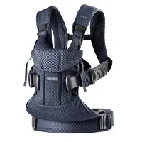 Marsupiu anatomic BabyBjorn One Air Navy Blue, 3D Mesh foto