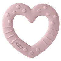 Jucarie de dentitie in forma de inima BIBS Pink Plum foto