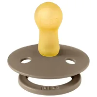 Suzeta rotunda din latex BIBS Dark Oak (6-18 luni) foto