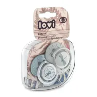 lovi 22/869boy Силиконовая динамическая пустышка botanic (0-3 м.) 2 шт.
