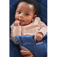 Кресло-шезлонг BabyBjorn Bliss Midnight Blue, хлопок foto
