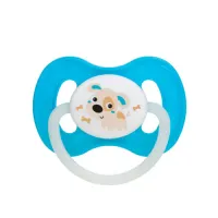 canpol 23/278 suzeta din latex rotunda "bunny&company" (6-18 luni) 1 buc.