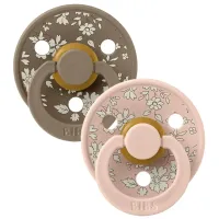 Set 2 suzete rotunde din latex BIBS LIBERTY Colour Capel - Blush Mix (6-18 luni) foto