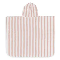 Пончо для ванны Jollein Stripe Terry Wild Rose GOTS foto