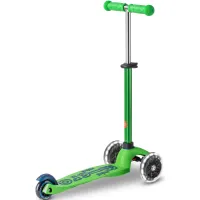 Trotineta Micro Mini Deluxe LED Green Blue foto