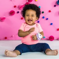 Jucarie de dentitie Bright Starts Lama vesela si Unicornul fericit foto